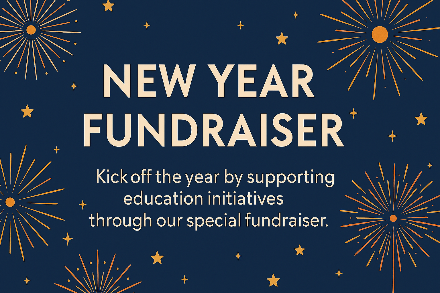 New Year Fundraiser